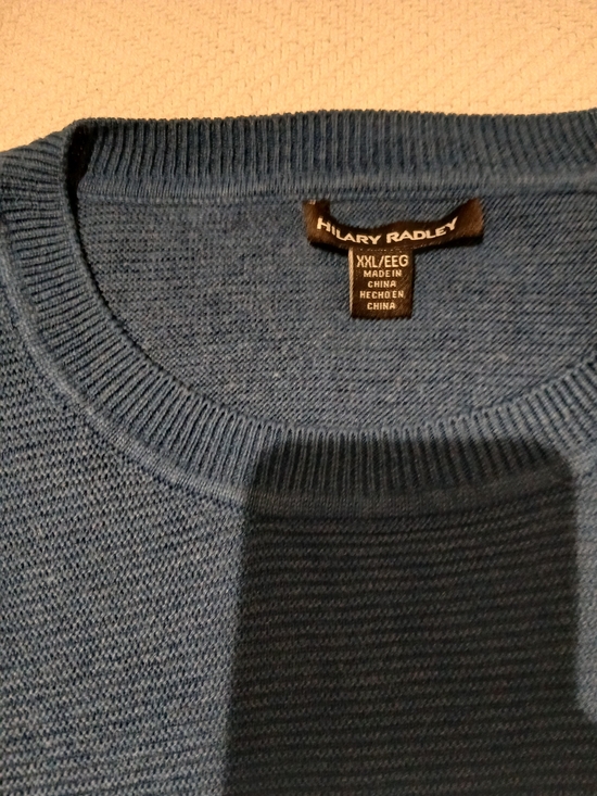 Hilary Radley Sweaters - Hilary Radley Women's Scoop Neck Sweater in Dusty Blue